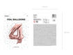 Picture of FOIL BALLOON NUMBER 4 ROSE GOLD 34 INCH